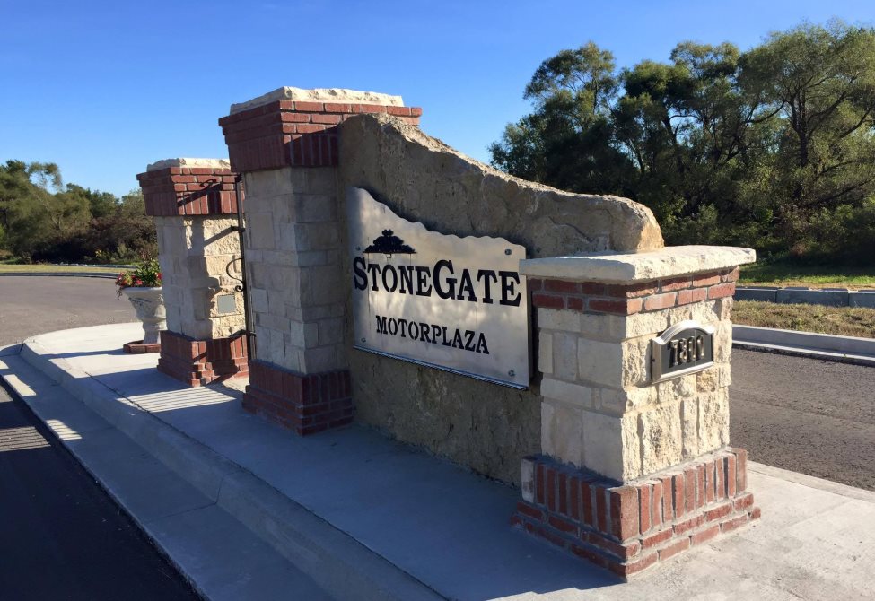 Stonegate Motor Plaza Entrance